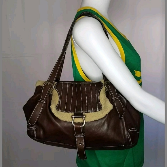 iacucci Handbags - Iacucci Leather Satchel Hand Bag Purse Italian